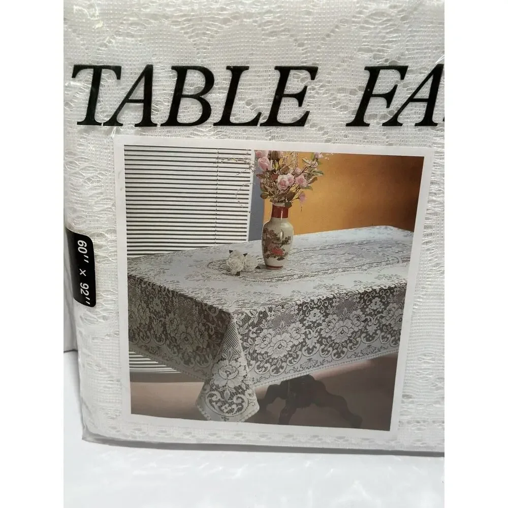 Table Fashions Easy-Care Lace 60